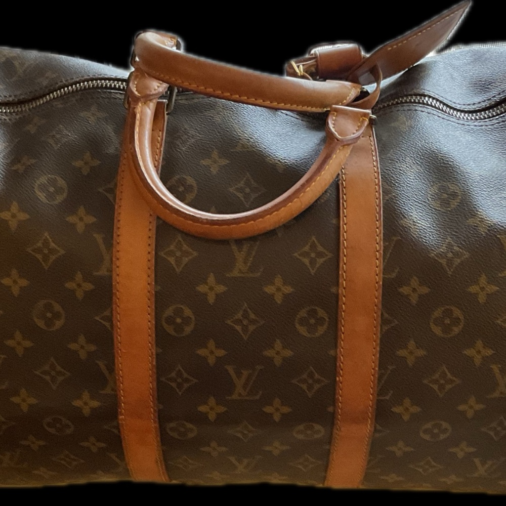 LOUIS VUITTON Monogram Canvas Keepall 55 M1884 Authentic Vintage - Picture 9 of 14